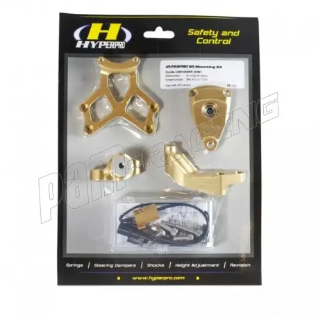 Kit de fixation pour amortisseur de direction HYPERPRO CBR1000RR 2008-2016 Geprüft