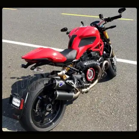 Zertifiziert Grip de Réservoir TECHSPEC Monster 821/1200 2014-2017