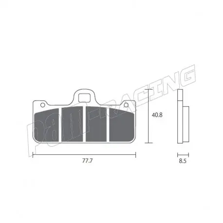 Kracherpreis Plaquettes de frein avant SR Sinter Racing/Route Brembo 07BB10SR