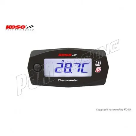 Double thermomètre mini 4 KOSO de -25°C à 250°C Highlight