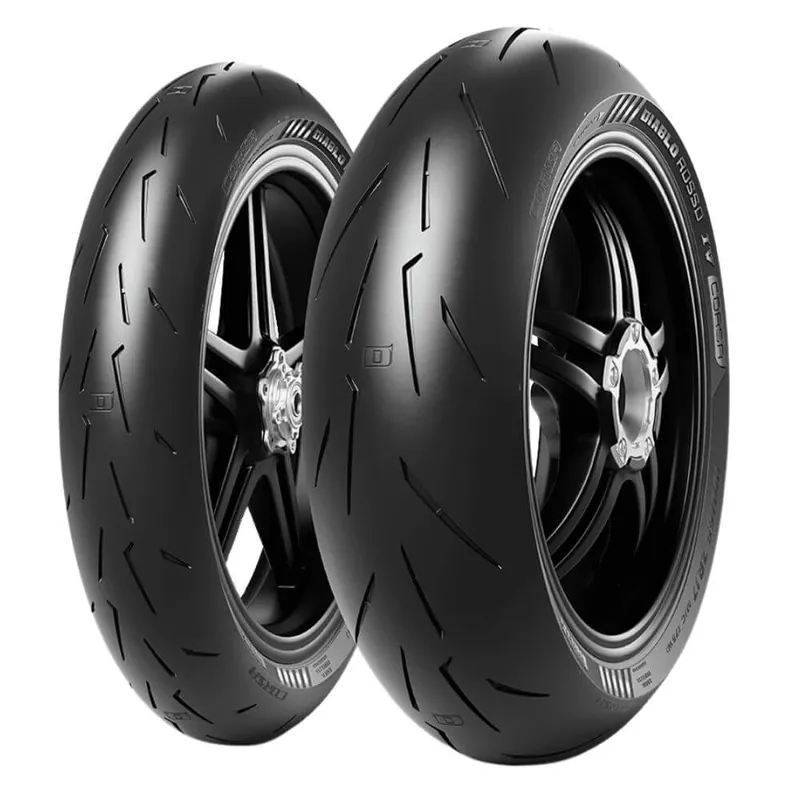 Reifensatz Pirelli Diablo Supercorsa SP V4 120/70ZR17 58W + 200/60ZR17 80W Produktionsjahr DOT25 Neue Kollektion