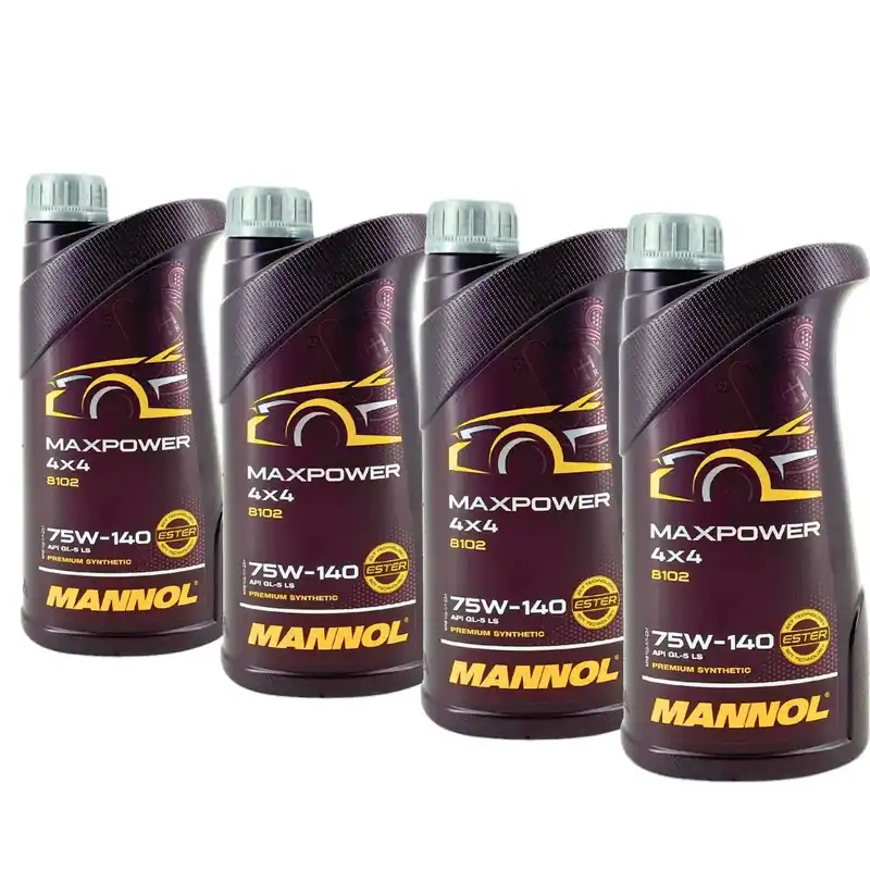 Begrenztes Angebot Mannol Maxpower 4x4 75W-140 GL-5 LS 4x1 Liter