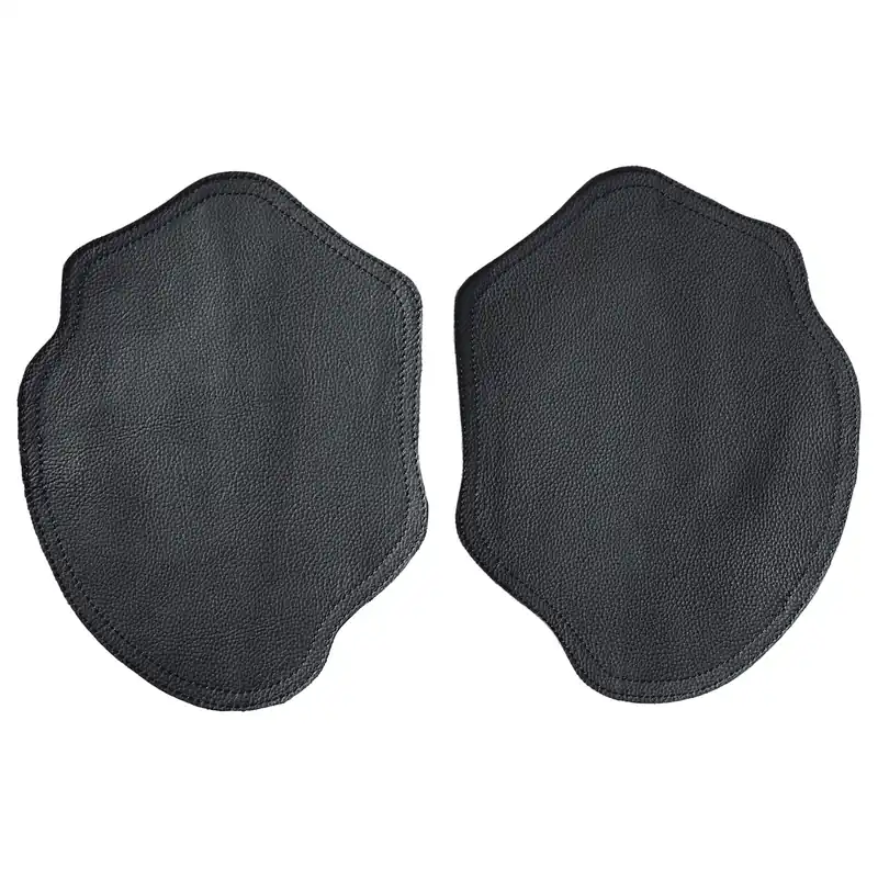 Highlight Held Patch Lederabdeckung mit Klett schwarz
