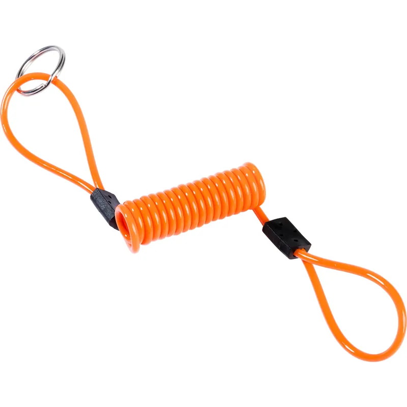 Letzte Chance Hi-Q Bike Security Erinnerungskabel 120cm orange