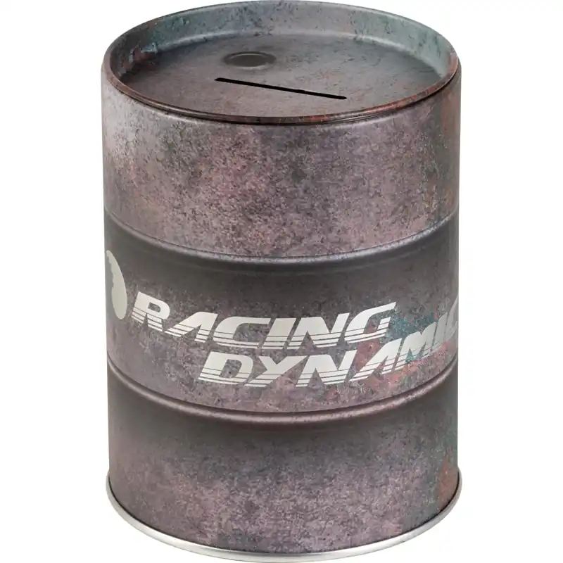 Racing Dynamic Spardose Öltonne 10 x 13 cm Nur Für Kurze Zeit