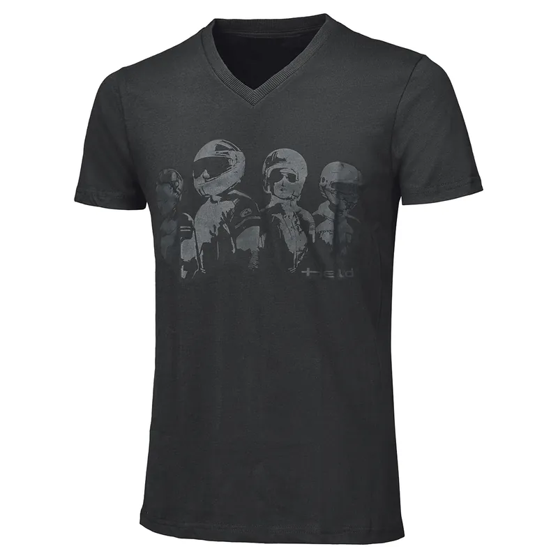 Letzte Chance Held Be Heroic T-Shirt Design Face schwarz