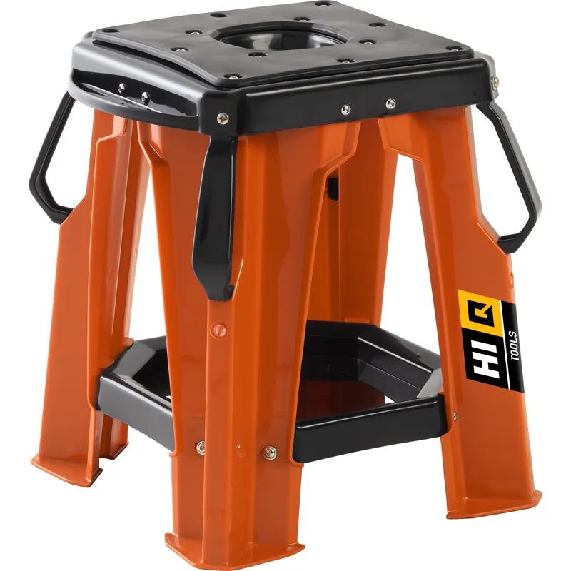 Hi-Q Tools Werkstatt-Hocker bis 200 Kg schwarz/orange Ausverkauf