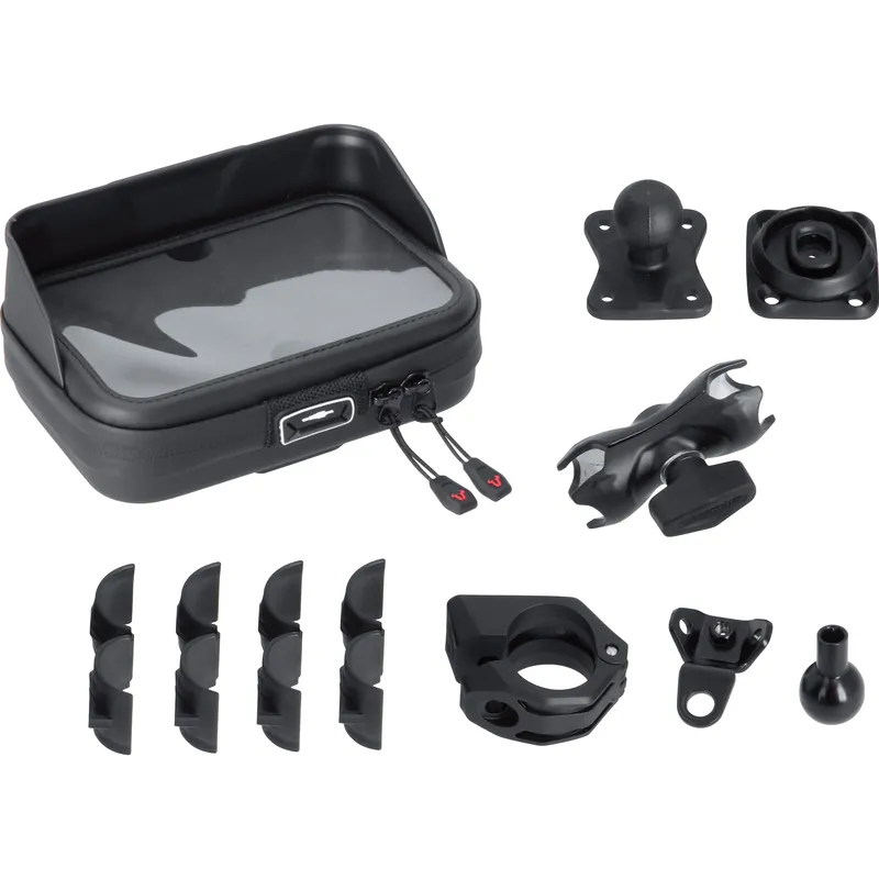 Billig SW-MOTECH Universal Montagekit mit T-Lock und Navi-Tasche