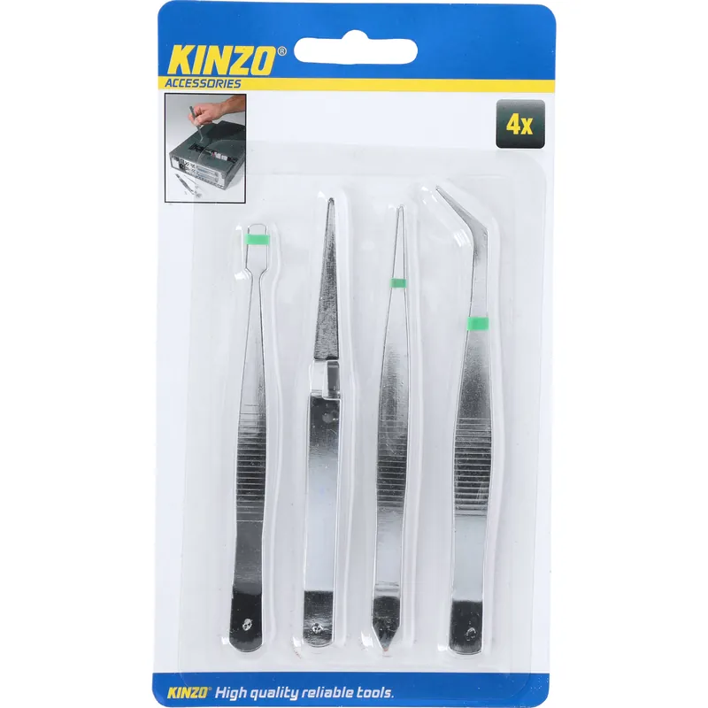 Kinzo Pinzettensatz 4-teilig Kracherpreis