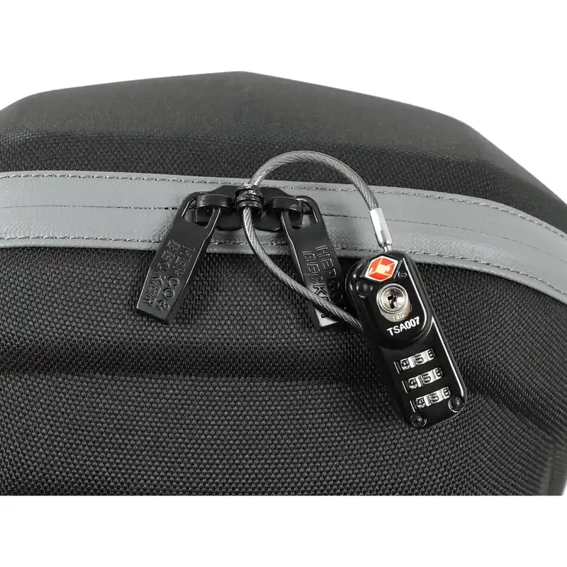 Billig Hepco & Becker Zahlenschloss TSA mit Drahtseil 10cm