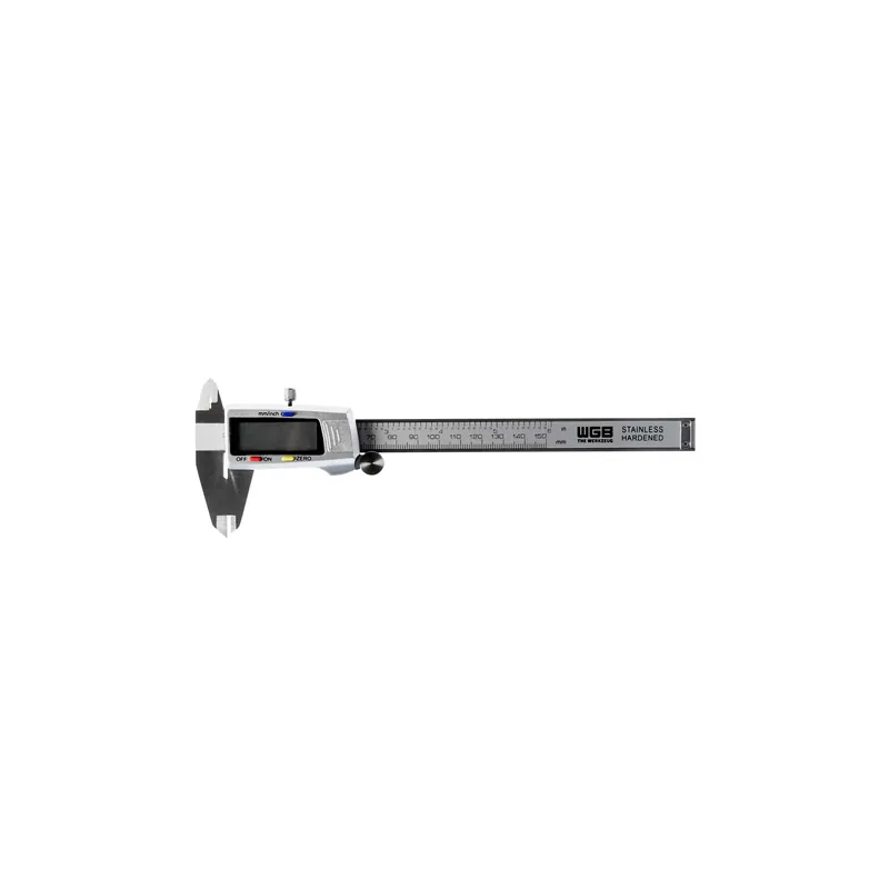 WGB Digital-Messschieber 150 mm mit Gewindeanschluss M10+M14 Finale Aktion
