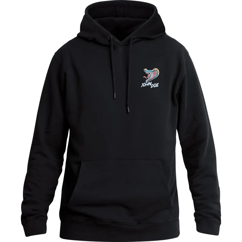 Nur Heute John Doe Hoodie Snake II schwarz L