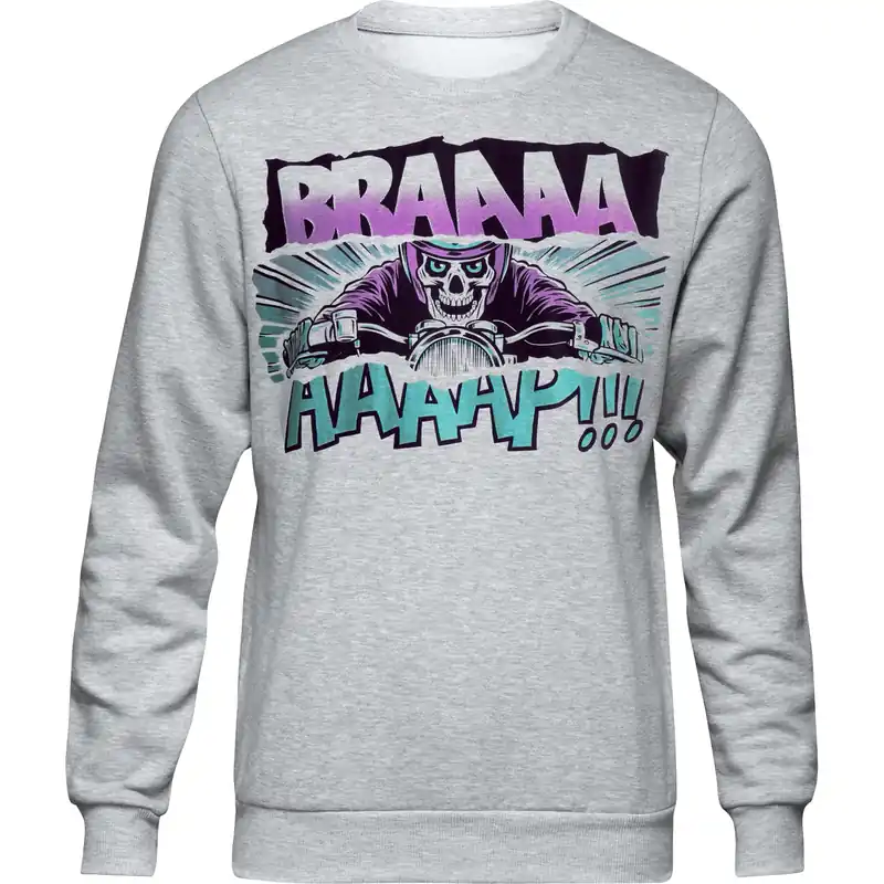 John Doe Sweater Braaap grau Direktkauf