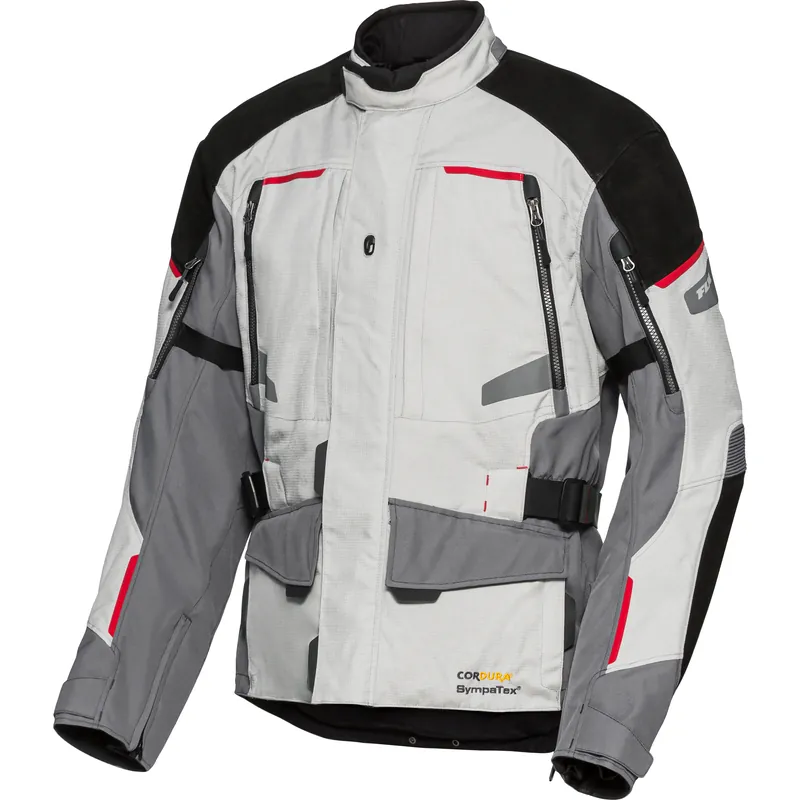 FLM Touren Leder-/Textiljacke 4.0 grau Preisreduziert