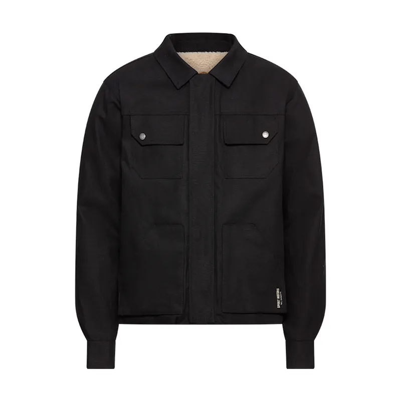 Direkt Vom Hersteller Spirit Motors Canvas Textiljacke 1.0 schwarz