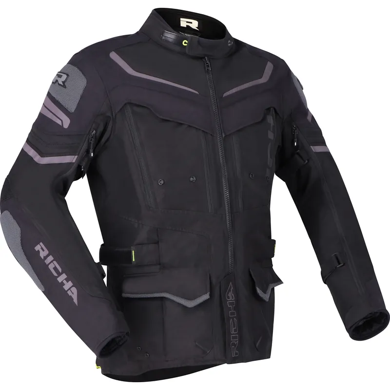 Nur Heute Richa Infinity 2 Adventure Textiljacke schwarz