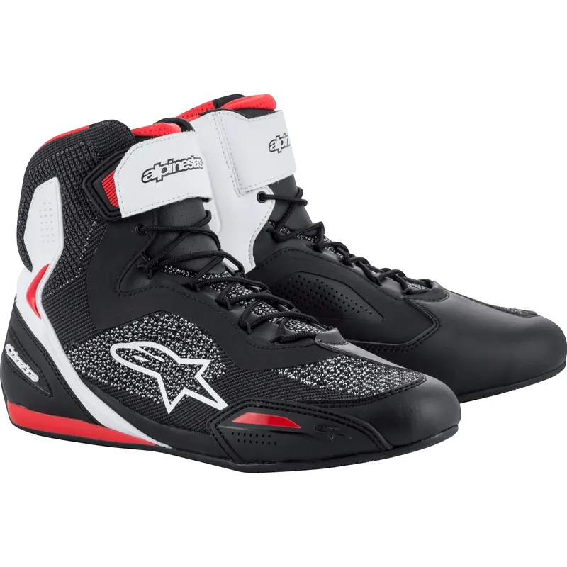 Alpinestars Faster 3 Rideknit Schuh schwarz/weiß/rot Schnäppchen