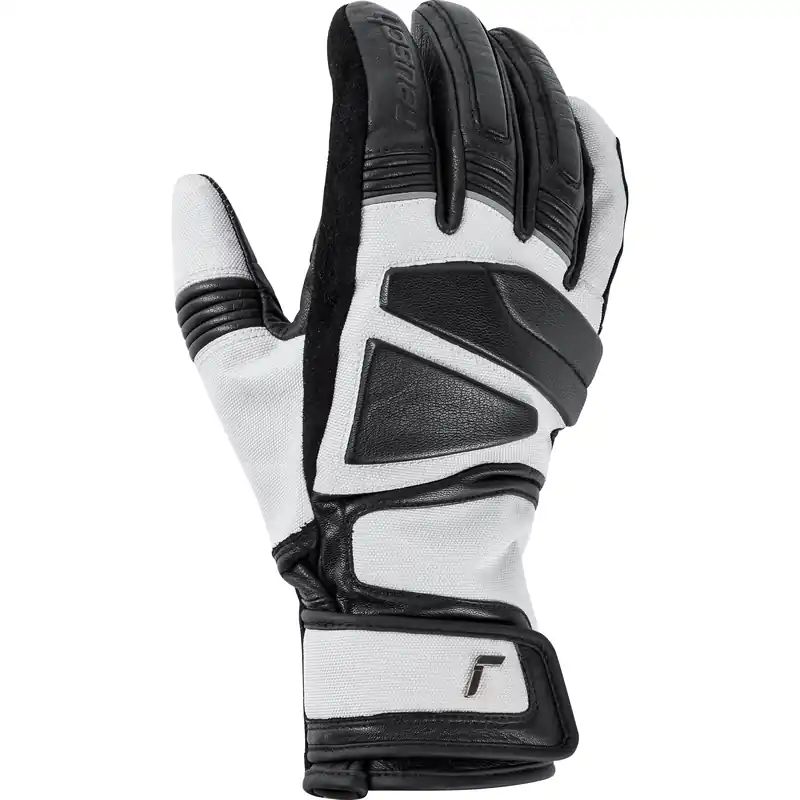 Garantierte Lieferung Reusch Stormrider Leder/Textilhandschuh lang grau