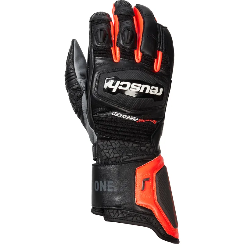 Begrenztes Angebot Reusch Michelangelo Comp Lederhandschuh lang schwarz