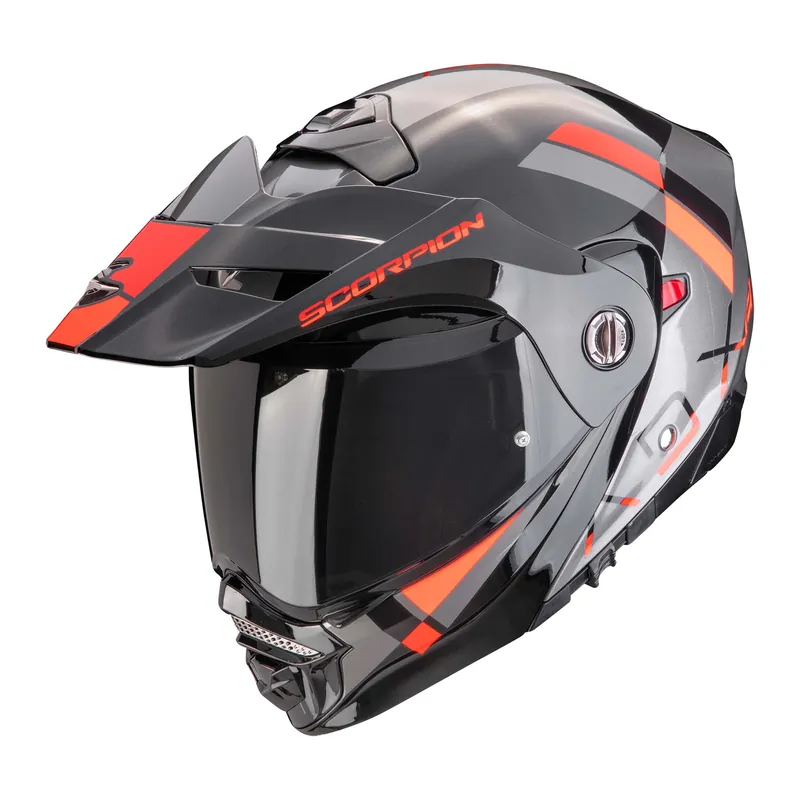 Mega-Angebot Scorpion EXO ADX-2 Galane silber / schwarz / rot