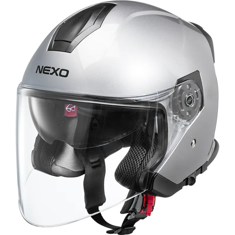 Neu Nexo Jethelm Travel 2.0 silber