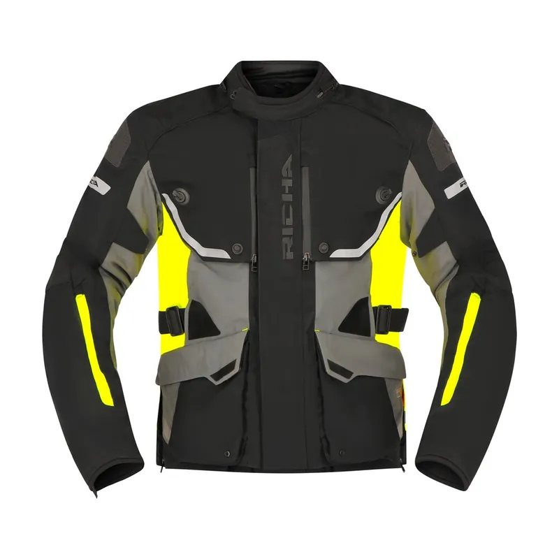 Richa Infinity 3 Pro Textiljacke schwarz/gelb Preisreduziert