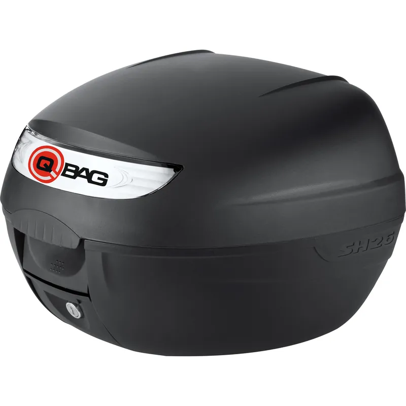 Neu QBag Topcase SH26 schwarz unlackiert