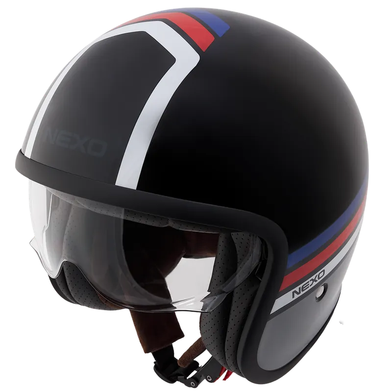 Nur Heute Nexo Jethelm Urban Style II Rot Dekor 26