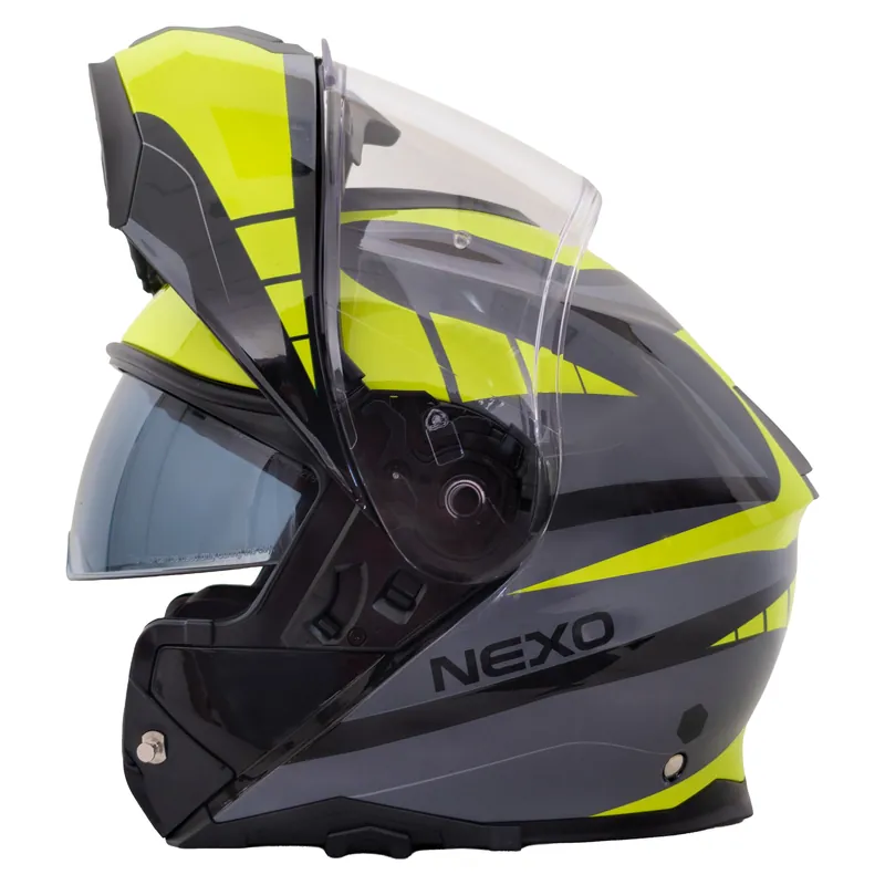 Nexo Klapphelm Comfort II Gelb Dekor 26 Mega-Angebot