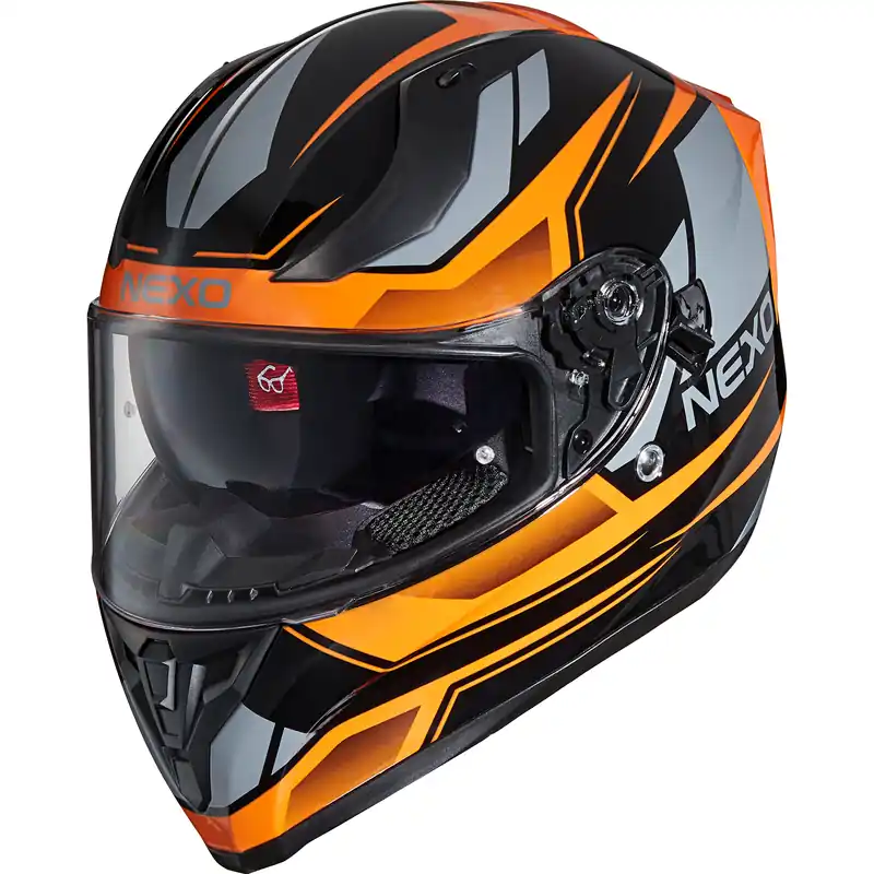 Nexo Integralhelm Sport II Orange Dekor 20 Finale Aktion