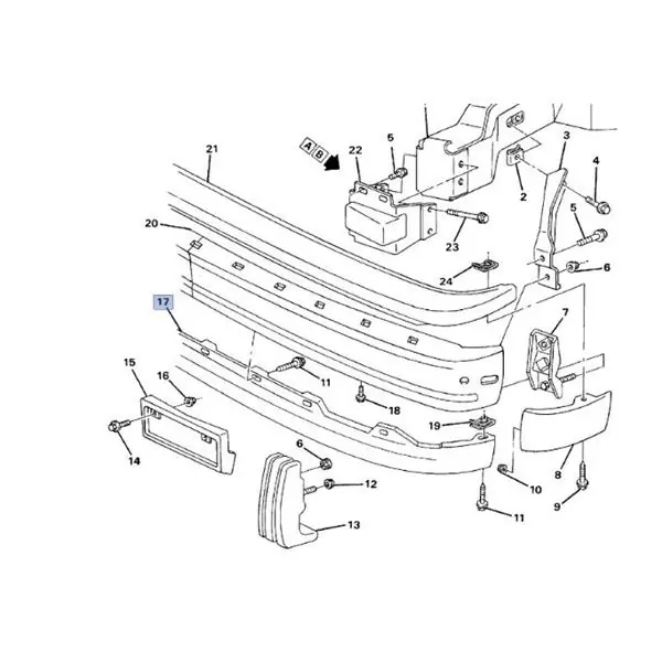 Frontspoiler ohne Nebellampen, Chevrolet Astro Van (SPERRGUT) Neue Kollektion