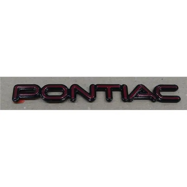 Highlight Schriftzug "Pontiac" (rot)
