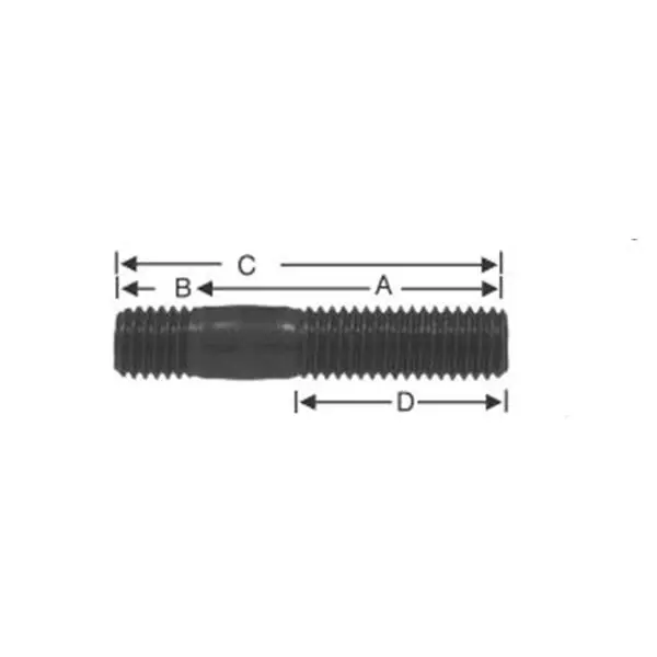 Zertifiziert Stehbolzen M8x50mm