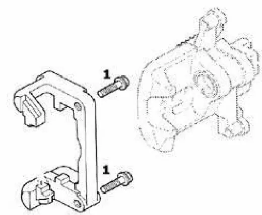 Jetzt Bestellen Schraube( Halterung- Bremssattel hinten)