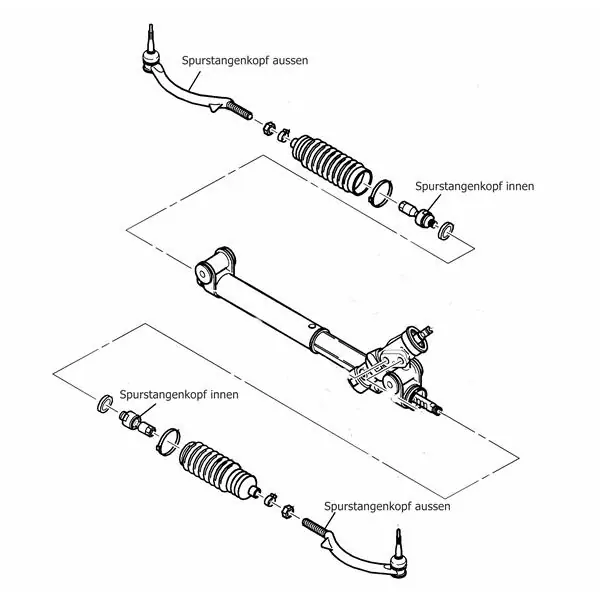 Spurstangenkopf außen links (14mm Gewinde) Begrenztes Angebot