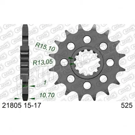 Letzte Chance Pignon de sortie de boite AFAM 525 R1 1998-2014