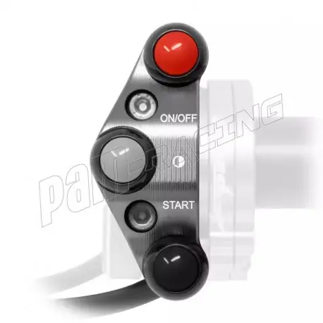 Wochenendangebot Commodo racing droit 3 boutons pour tirage rapide JETPRIME Aprilia